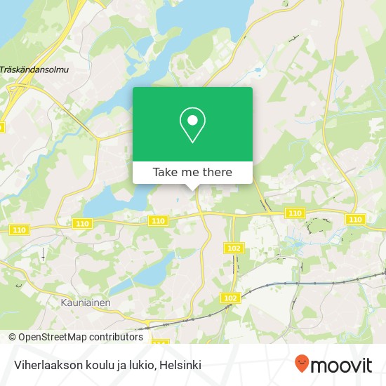 Viherlaakson koulu ja lukio map