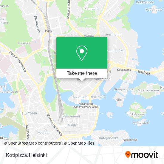 Kotipizza map