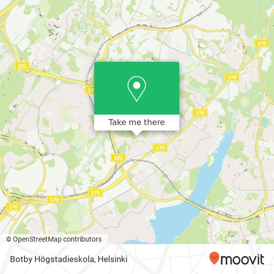 Botby Högstadieskola map