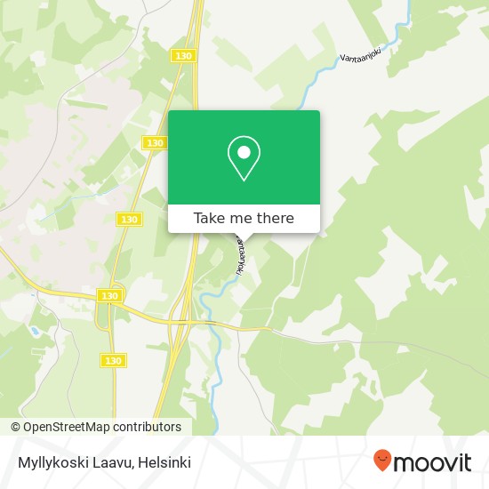 Myllykoski Laavu map