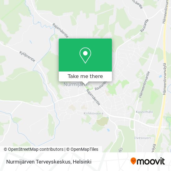 Nurmijärven Terveyskeskus map