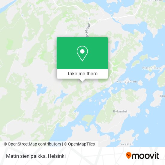 Matin sienipaikka map