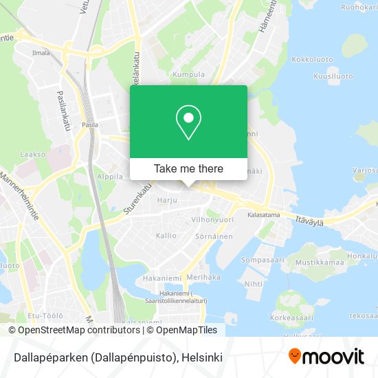 Dallapéparken (Dallapénpuisto) map