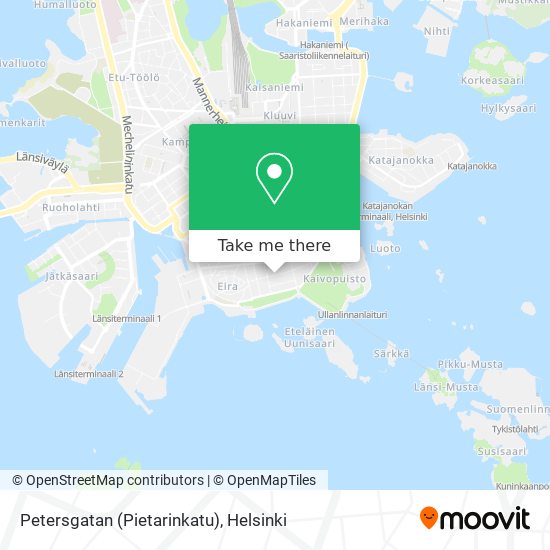 Petersgatan (Pietarinkatu) map
