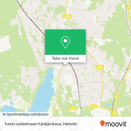 Keski-uudenmaan Käräjäoikeus map