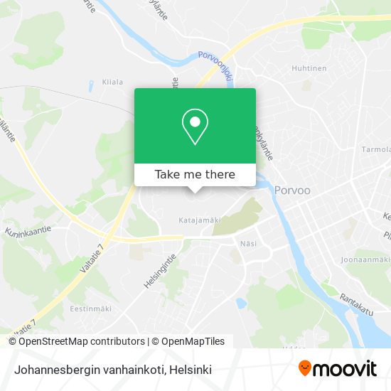 Johannesbergin vanhainkoti map