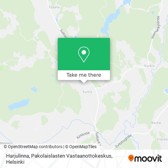 Harjulinna, Pakolaislasten Vastaanottokeskus map
