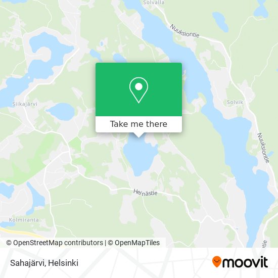 Sahajärvi map