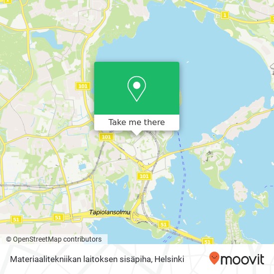 Materiaalitekniikan laitoksen sisäpiha map