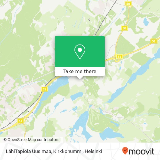 LähiTapiola Uusimaa, Kirkkonummi map