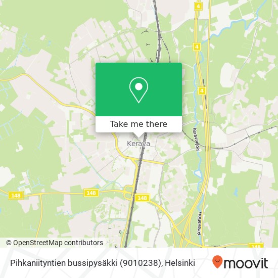 Pihkaniityntien bussipysäkki (9010238) map