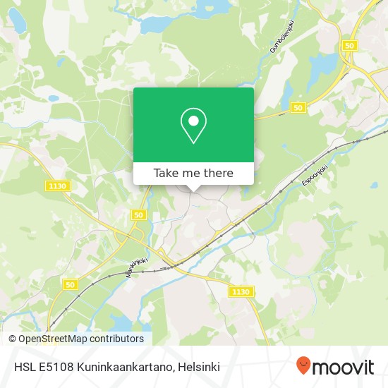 HSL E5108 Kuninkaankartano map