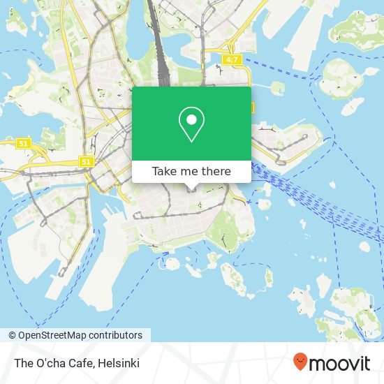 The O'cha Cafe map