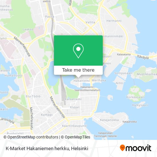 K-Market Hakaniemen herkku map