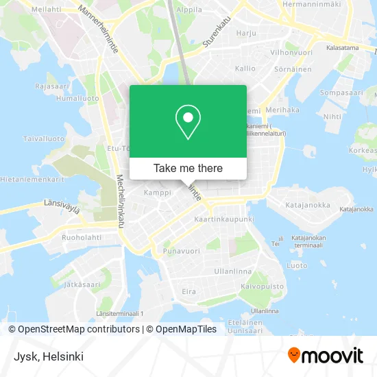 Jysk map