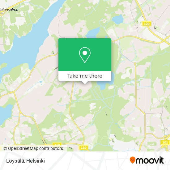 Löysälä map