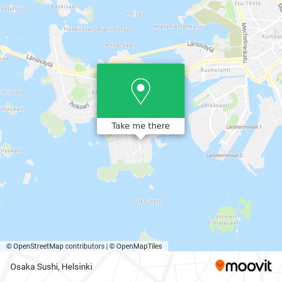 Osaka Sushi map