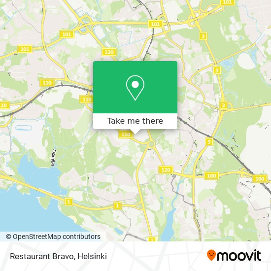 Restaurant Bravo map