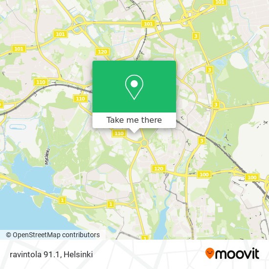 ravintola 91.1 map