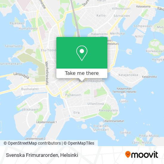 Svenska Frimurarorden map
