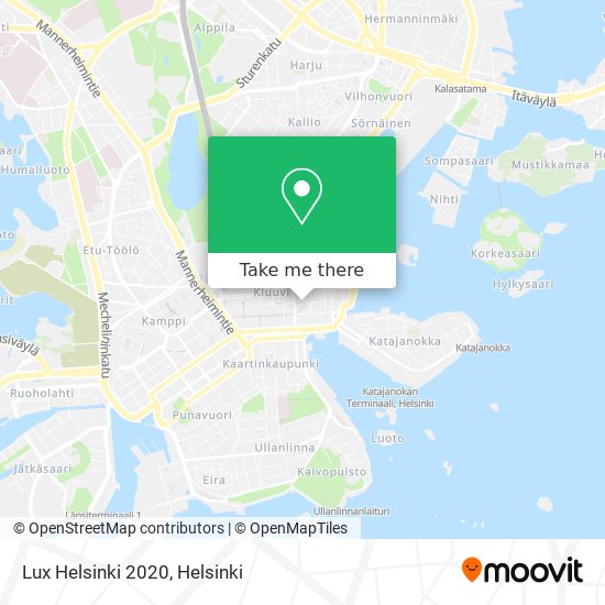 Lux Helsinki 2020 map