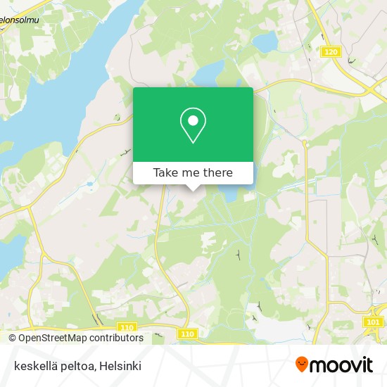 keskellä peltoa map