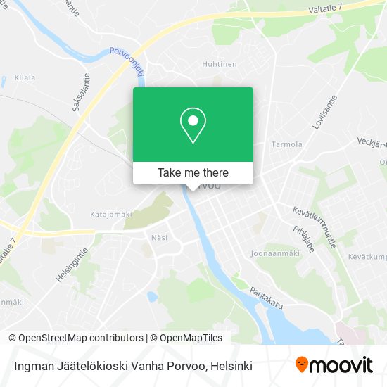 Ingman Jäätelökioski Vanha Porvoo map