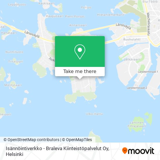 Isännöintiverkko - Braleva Kiinteistöpalvelut Oy map