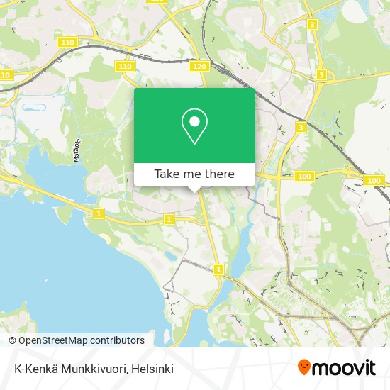 K-Kenkä Munkkivuori map