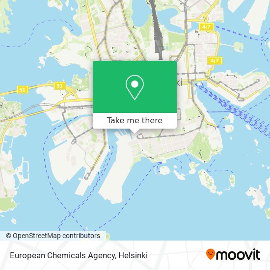 European Chemicals Agency map
