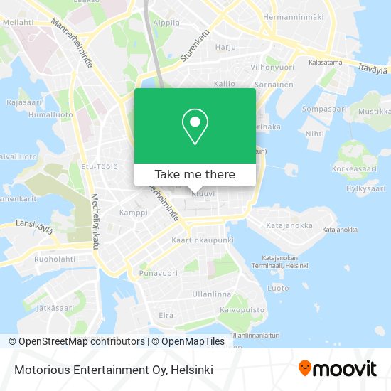 Motorious Entertainment Oy map