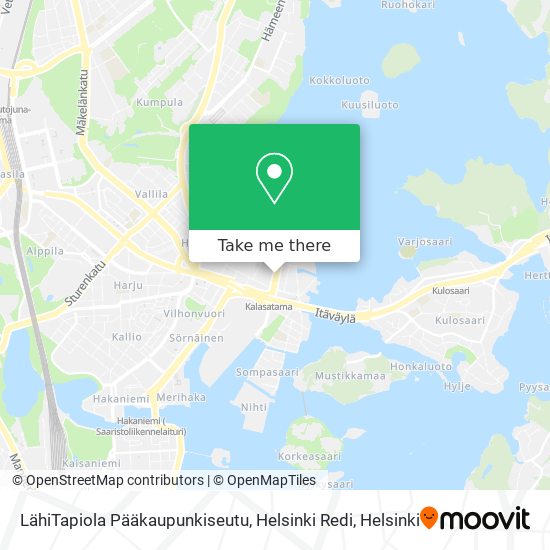 LähiTapiola Pääkaupunkiseutu, Helsinki Redi map