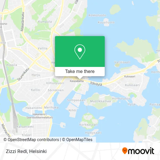 Zizzi Redi map