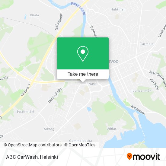 ABC CarWash map