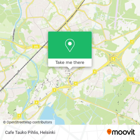 Cafe Tauko Pihlis map