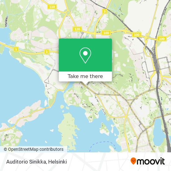 Auditorio Sinikka map