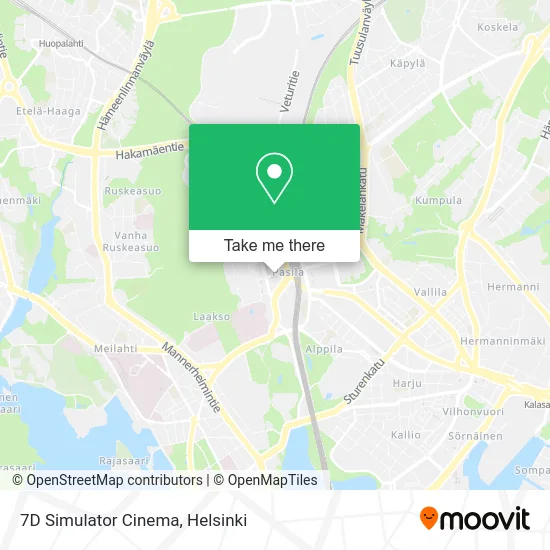 7D Simulator Cinema map