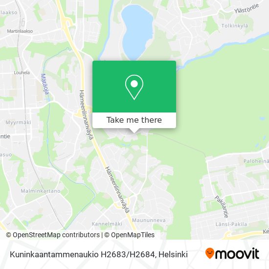 Kuninkaantammenaukio H2683 / H2684 map
