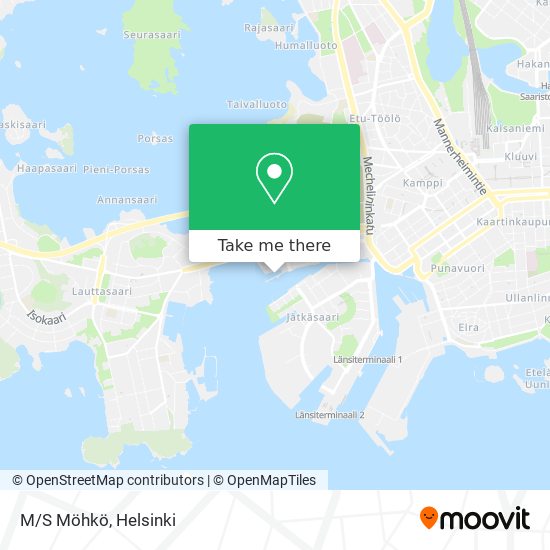 M/S Möhkö map