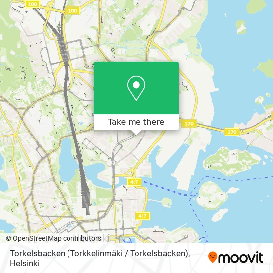 Torkelsbacken (Torkkelinmäki / Torkelsbacken) map