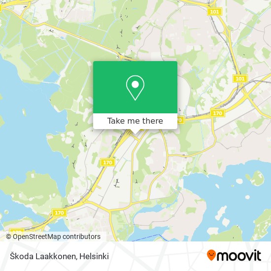 Škoda Laakkonen map
