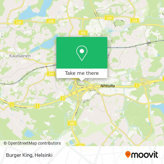 Burger King map