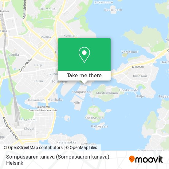 Sompasaarenkanava (Sompasaaren kanava) map