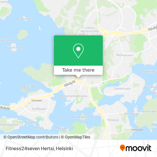 Fitness24seven Hertsi map