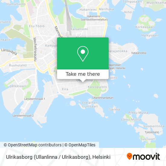 Ulrikasborg (Ullanlinna / Ulrikasborg) map