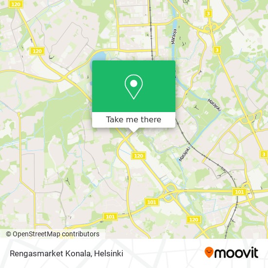 Rengasmarket Konala map