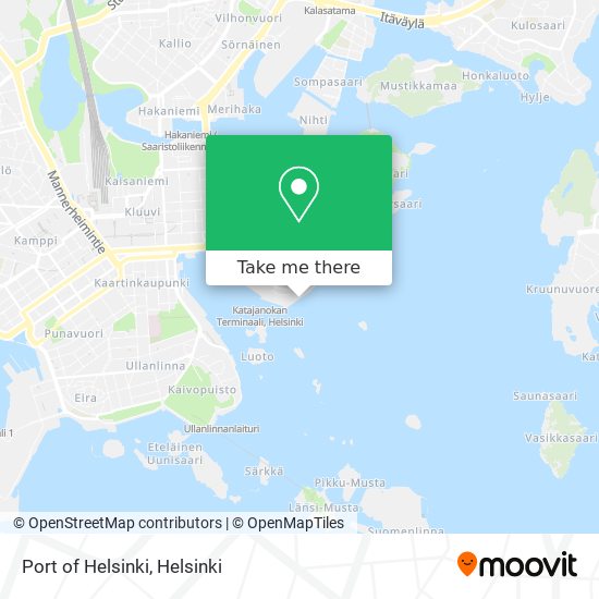 Port of Helsinki map