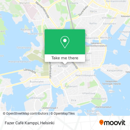 Fazer Café Kamppi map