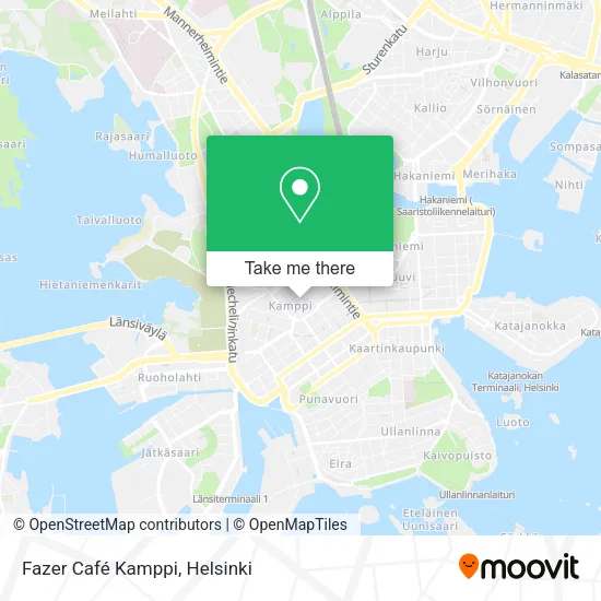 Fazer Café Kamppi map