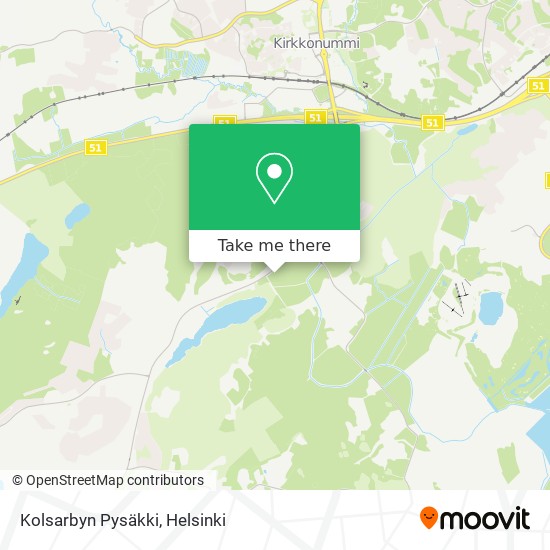 Kolsarbyn Pysäkki map